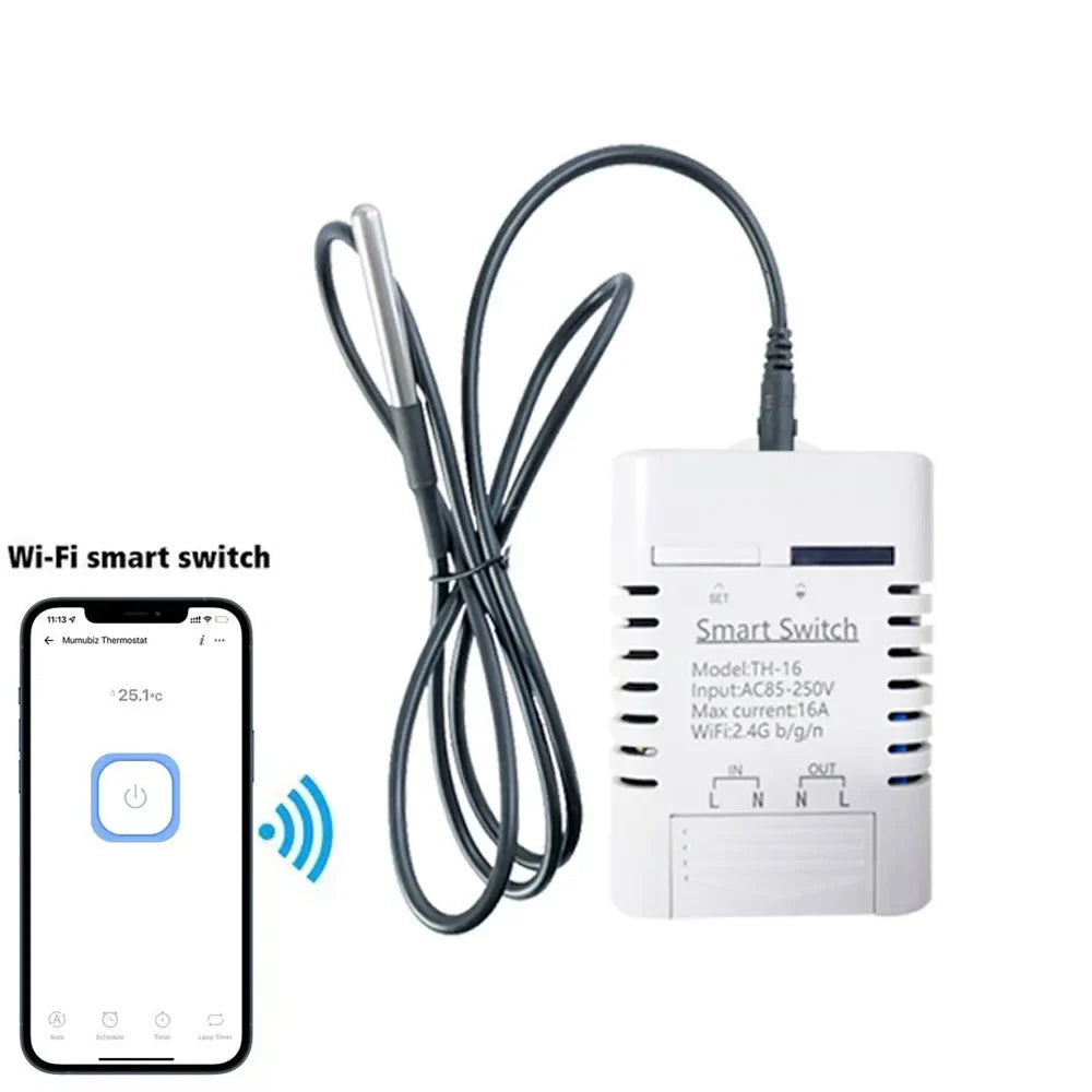 Révolutionnez Votre Confort Thermique avec le Thermostat Intelligent WiFi Étanche DS18B20
