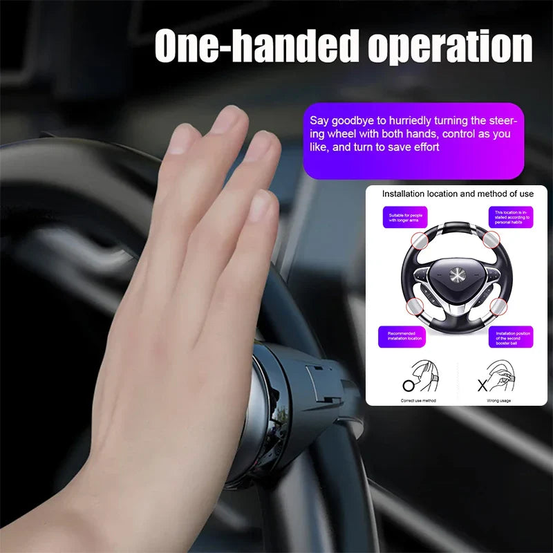 Améliorez Votre Conduite avec une Poignée de Direction Innovante et Ergonomique