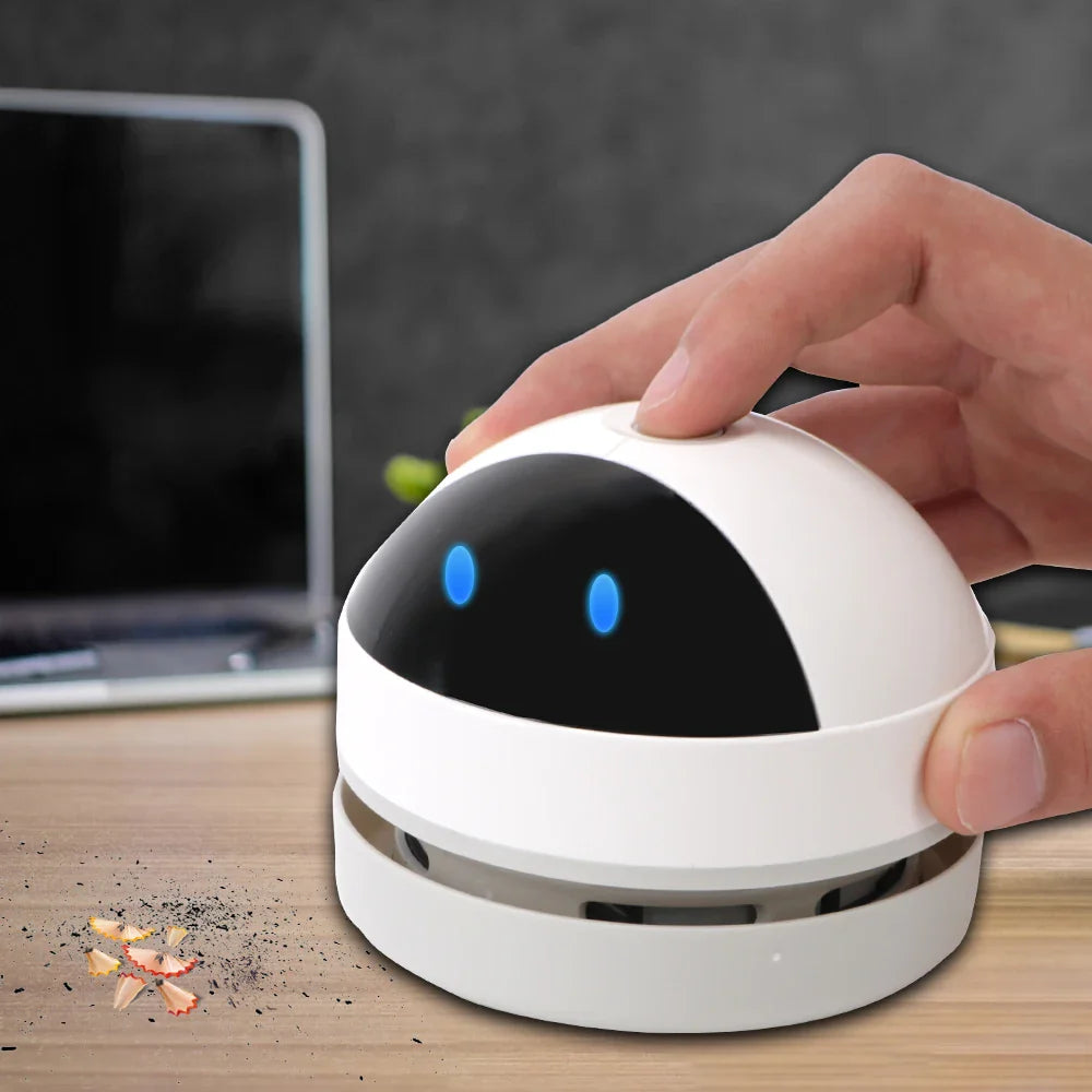 Révolutionnez Votre Espace de Travail avec le Mini Aspirateur USB Rechargeable Robot