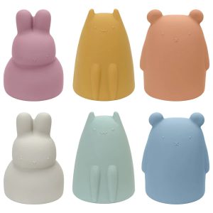 Épargnez avec charme grâce à une tirelire en silicone animal mignon