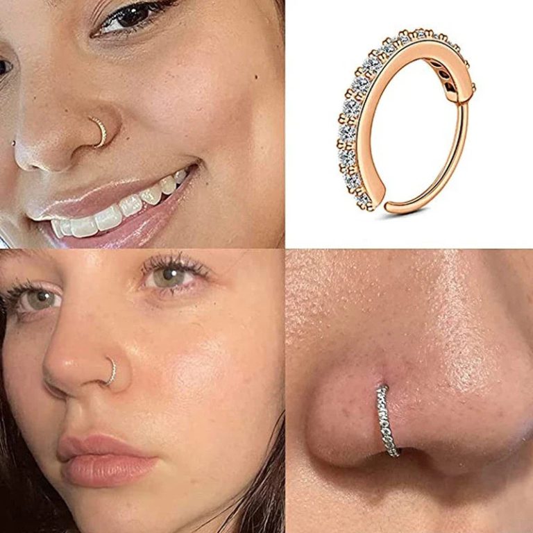 L'Art de Sublimer Son Style avec l'Anneau de Septum en Zircon Rond 20G
