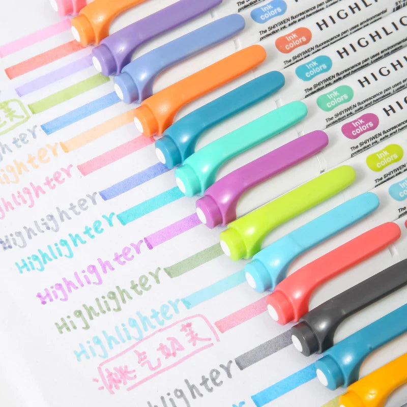 Révélez Votre Créativité avec un Ensemble de Marqueurs Surligneurs Kawaii Innovant