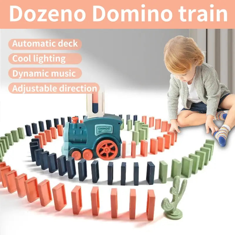 Un Voyage Ludique et Éducatif : Le Train Domino Automatique Réinvente le Jeu DIY