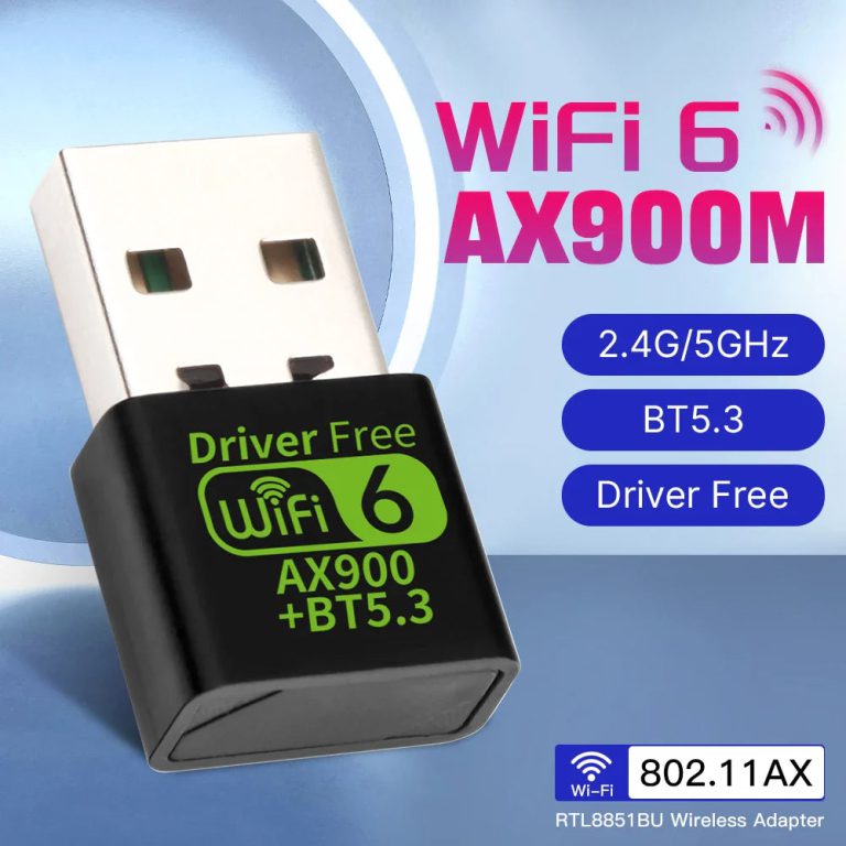 Boostez Votre Connectivité avec l’Adaptateur USB WiFi 6 AX900 et Bluetooth 5.3 Double Bande
