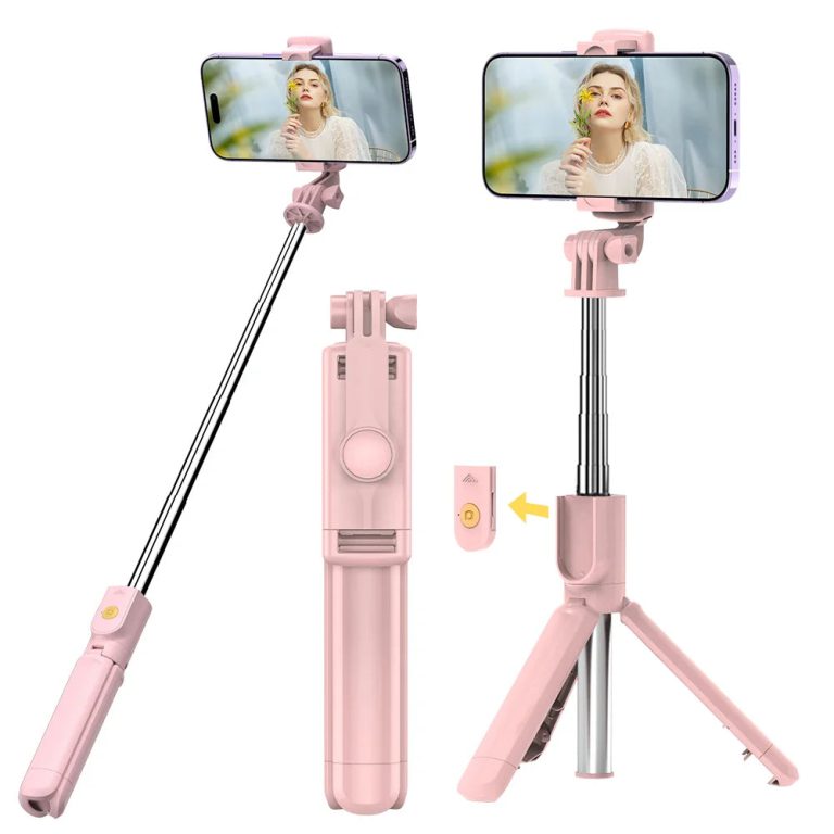 Boostez Votre Créativité avec le Support Trépied Selfie Stick sans Fil et Télécommande Détachable