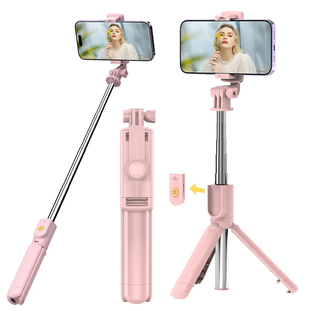 Boostez Votre Créativité avec le Support Trépied Selfie Stick sans Fil et Télécommande Détachable
