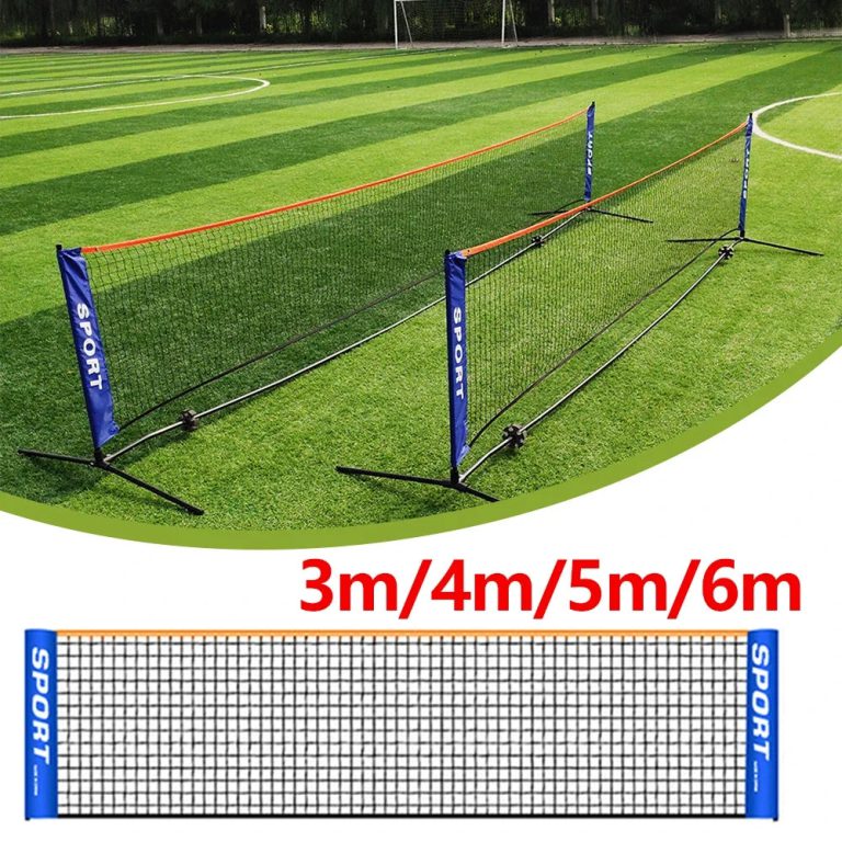 Boostez vos entraînements avec le filet de badminton portable professionnel