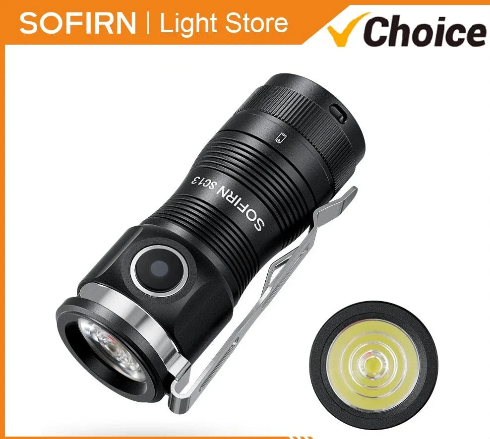 Explorez l’excellence de l’éclairage compact avec la mini lampe tactique Sofirn SC13