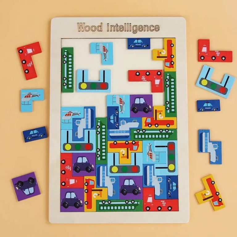 Libérez l’imagination de vos enfants avec un jeu de construction en bois innovant
