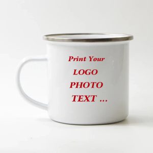 Découvrez le Mug Émaillé Personnalisé ARTGAT : L'Art de Sublimer Votre Pause Café