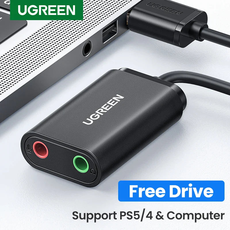 Une Révolution Audio à Portée de Main : Redécouvrez vos Sons avec l’Adaptateur USB UGREEN 3.5mm