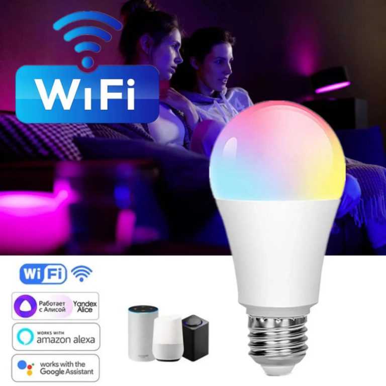 Illuminez votre espace : L'ère de l'éclairage intelligent avec l’ampoule LED WiFi 15W RGB Dimmable