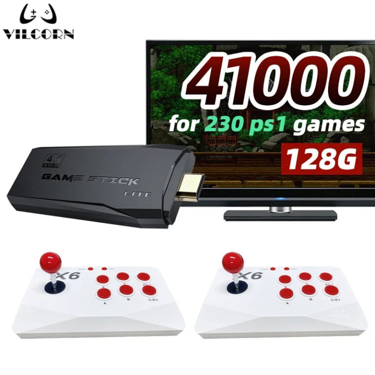 Redécouvrez le Rétro avec la Console Arcade VILCORN 4K TV Game Stick