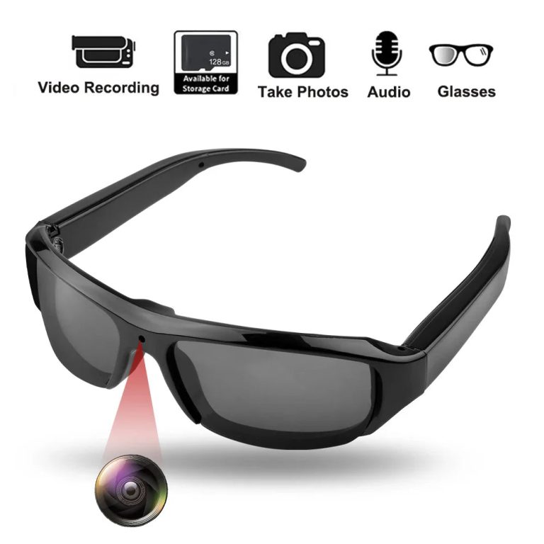 Capturez vos aventures en toute discrétion grâce aux lunettes de soleil caméra 1080P DVR