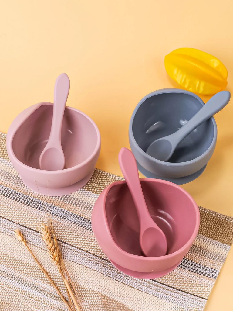Réinventez les repas de votre enfant avec l’Ensemble Bols Ventouse Silicone Bébé