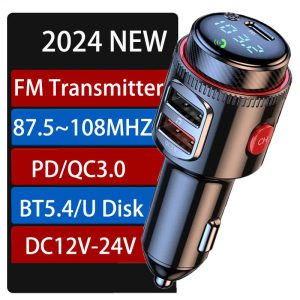 Boostez votre expérience en voiture : l'innovation avec l'Adaptateur Radio FM Bluetooth 5.4