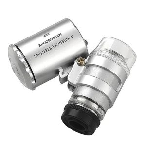 Explorez des Détails Inaccessibles : Le Microscope Portable Mini Poche 60X pour des Observations de Précision