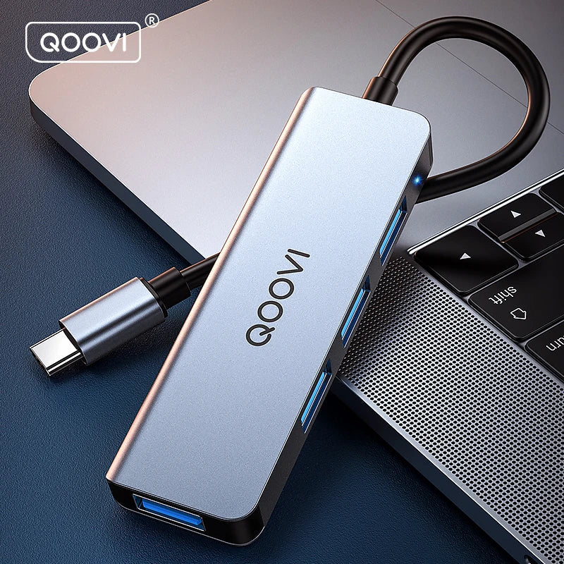Révolutionnez votre connectivité quotidienne avec le Hub USB-C 4 en 1 QOOVI