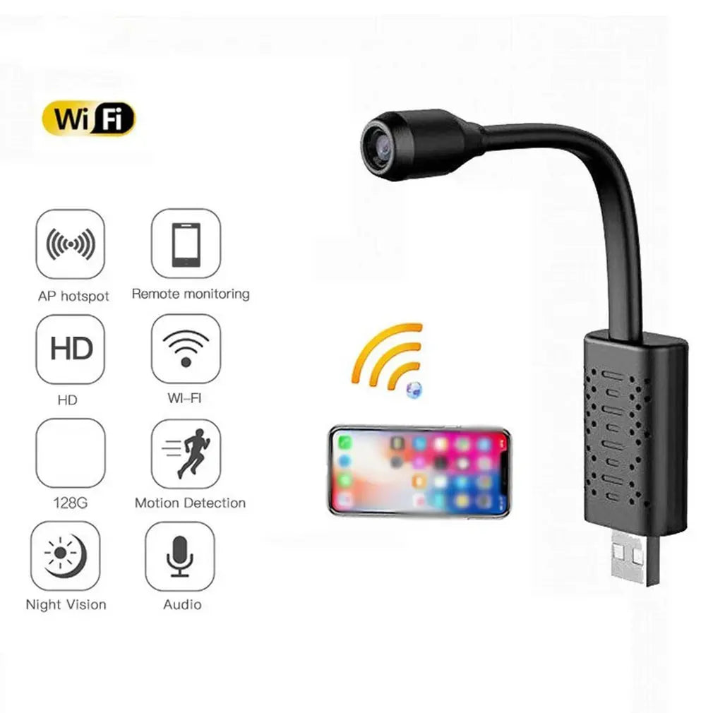 Une Surveillance Révolutionnaire à Domicile avec la Caméra IP WiFi Mini V380 USB 1080P