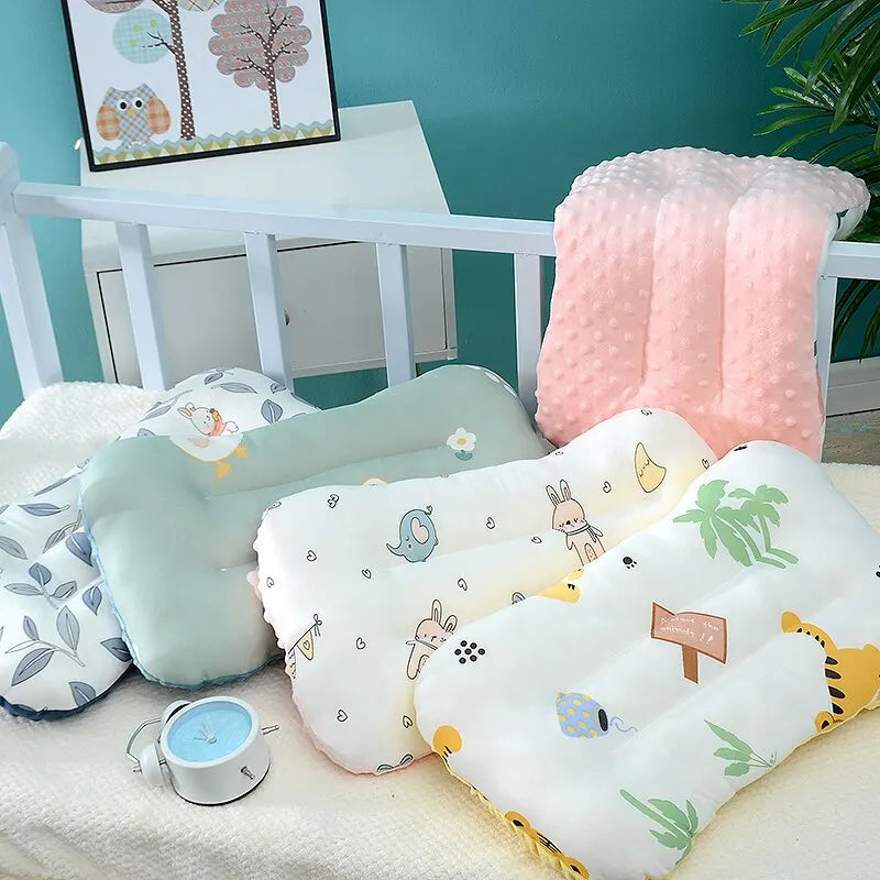 Un sommeil paisible pour les tout-petits grâce à l'oreiller multifonctionnel en coton doux