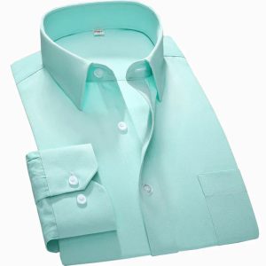 L'Excellence Décontractée : La Chemise Homme Grande Taille Col Carré qui redéfinit l'élégance