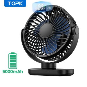 Rafraîchissez votre Quotidien avec le Ventilateur Mini Portable TOPK K60C