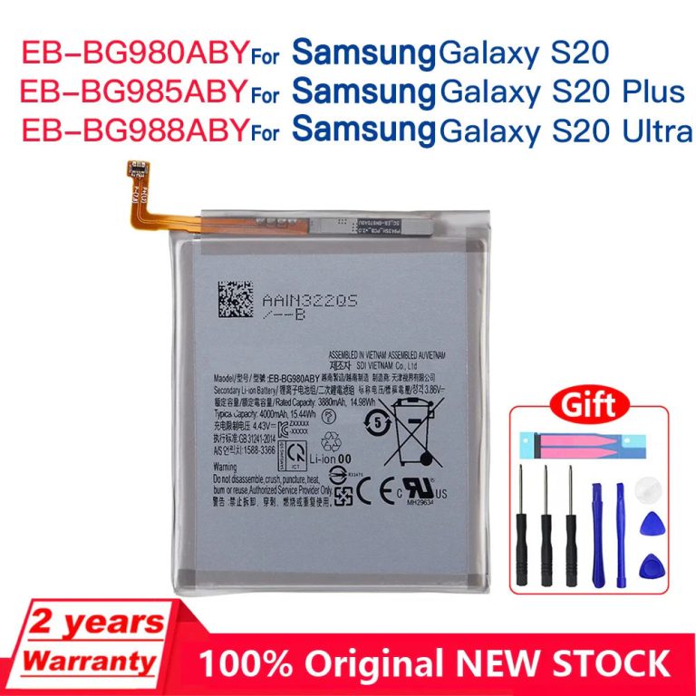 Redonnez vie à votre Samsung Galaxy S20 avec une batterie alliant puissance et fiabilité