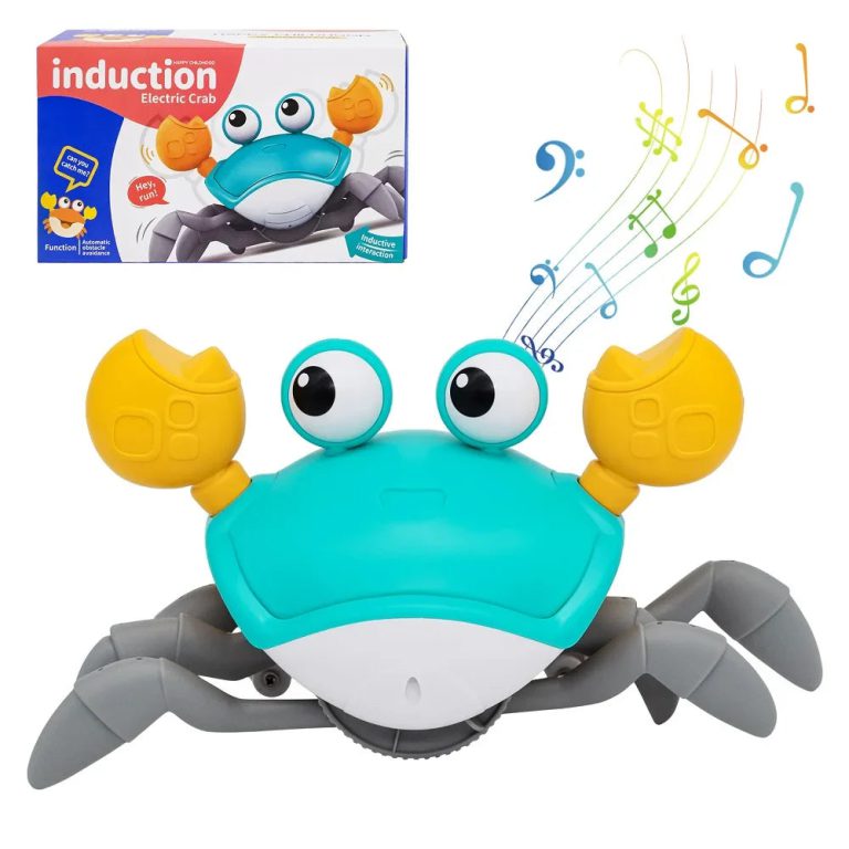Éveillez la curiosité de vos enfants avec un crabe interactif original et éducatif