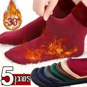 Chaussettes d'hiver en velours épaisses : l'alliance parfaite entre douceur et performance