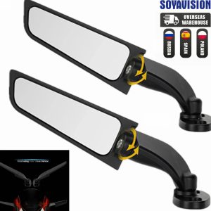 Roulez en Toute Confiance et Style: La Nouvelle Référence des Rétroviseurs Ajustables pour Moto