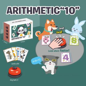 Des Mathématiques Ludiques pour Éveiller les Jeunes Esprits avec le Jeu de Cartes Numériques ARITHMETIC "10"