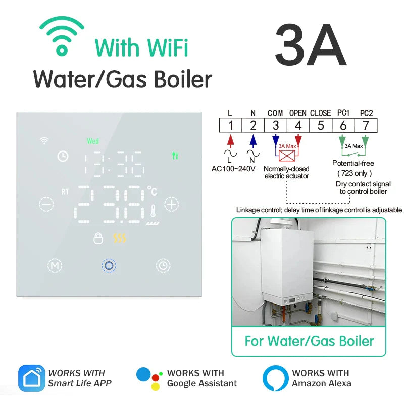 Réinventez votre confort domestique avec le Thermostat Intelligent WiFi Tuya