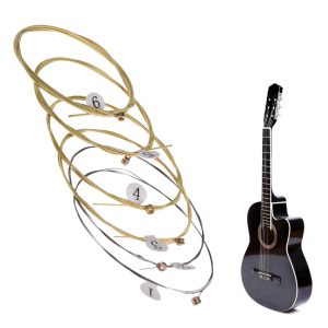 Redécouvrez l'harmonie de votre guitare avec des cordes universelles de qualité