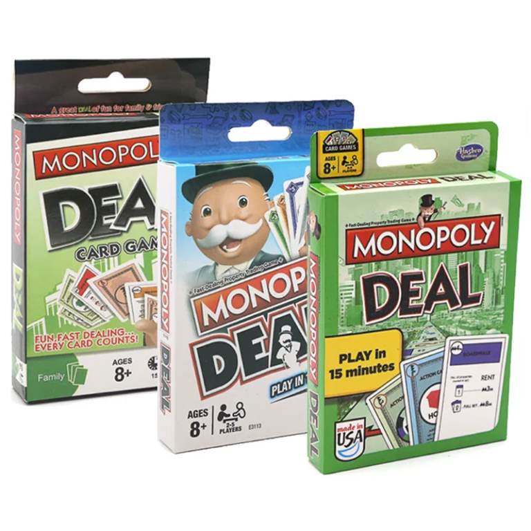 Le Duo Parfait entre Stratégie et Rapidité : Découvrez le Jeu de Cartes Monopoly Deal en Version Anglaise