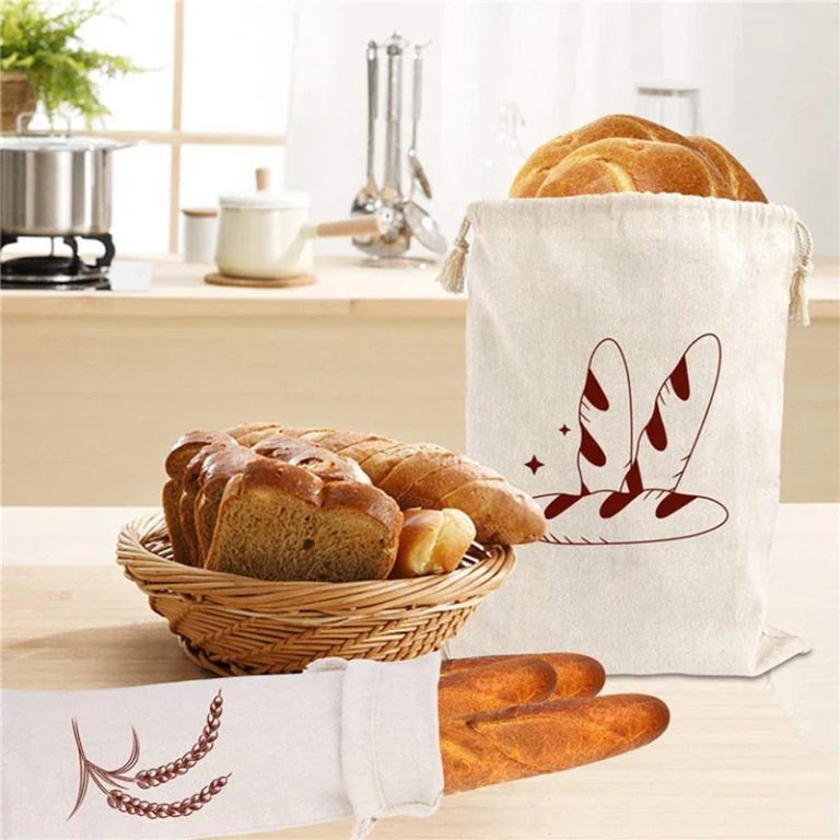 Optimisez Votre Cuisine Éco-Responsable avec le Sac à Pain en Lin Réutilisable
