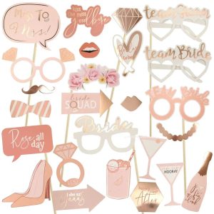Créez des Instants Magiques Avec le Kit Accessoires Photobooth pour Enterrement de Vie de Jeune Fille