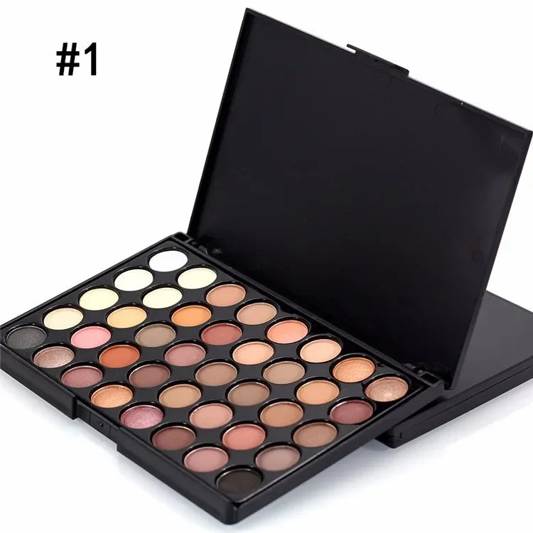 Sublimez Votre Regard avec une Palette 40 Fards aux Nuances Terre