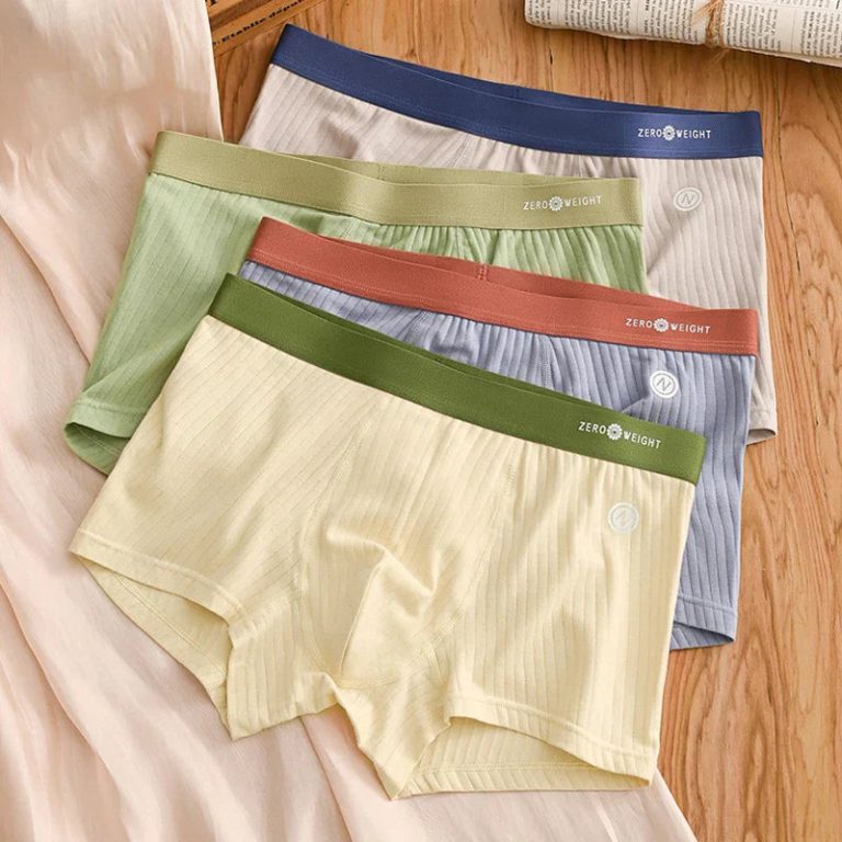 Boxers Hommes en Coton à Rayures : Élégance et Confort au Quotidien