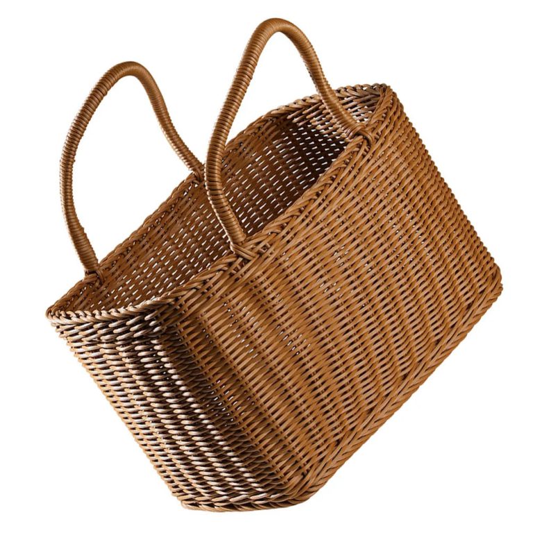 Charme intemporel et polyvalence moderne : Le Panier Pique-Nique Tissé Main en Osier au service de votre quotidien