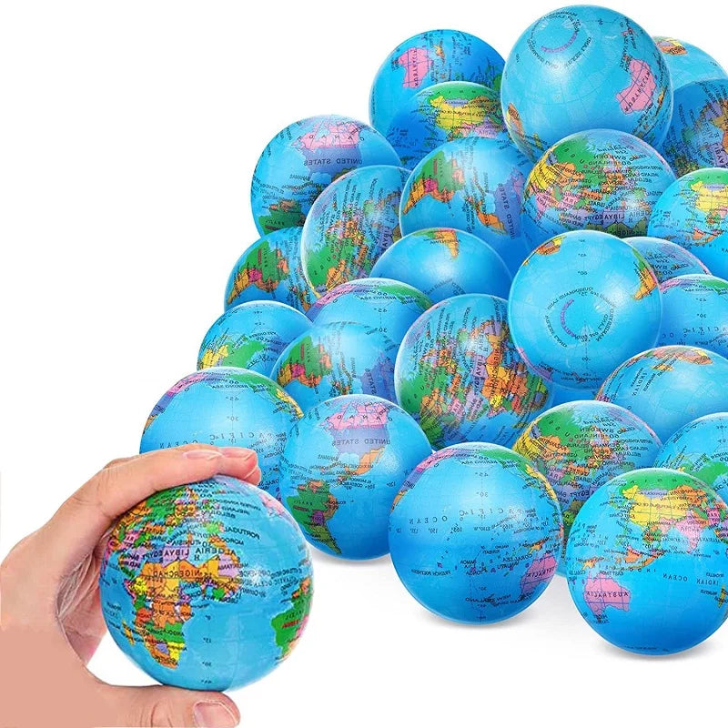 Alliez Détente et Découverte avec Ces Boules Anti-Stress Globe Innovantes