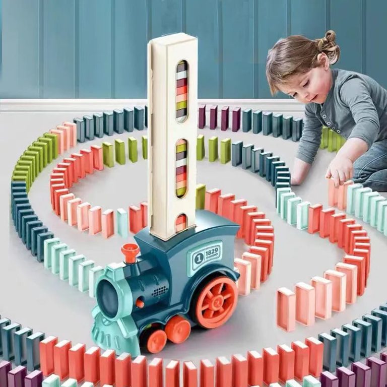 Un Voyage Ludique et Éducatif avec l'Ensemble Domino Électrique pour Enfants