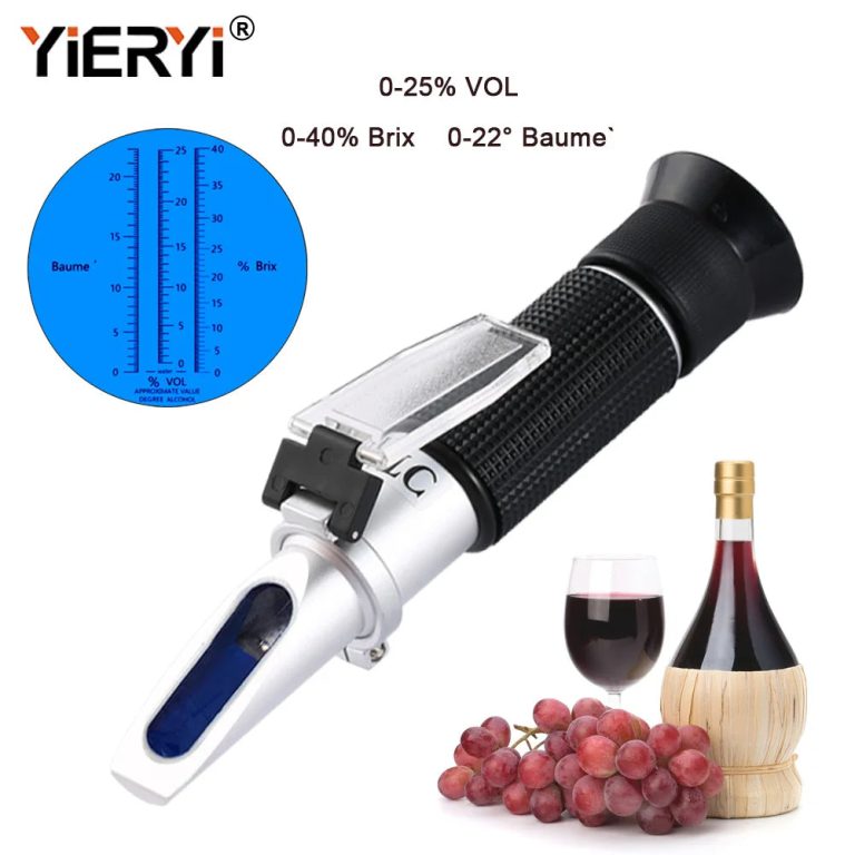 Redéfinir la Précision en Viticulture : Le Réfractomètre Portable 3-en-1 Yieryi pour un Vin d’Exception