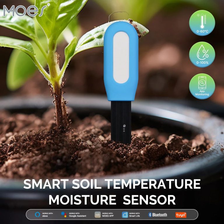 Réinventez le soin de vos plantes grâce à la précision du Capteur Intelligent de Sol Bluetooth MOES