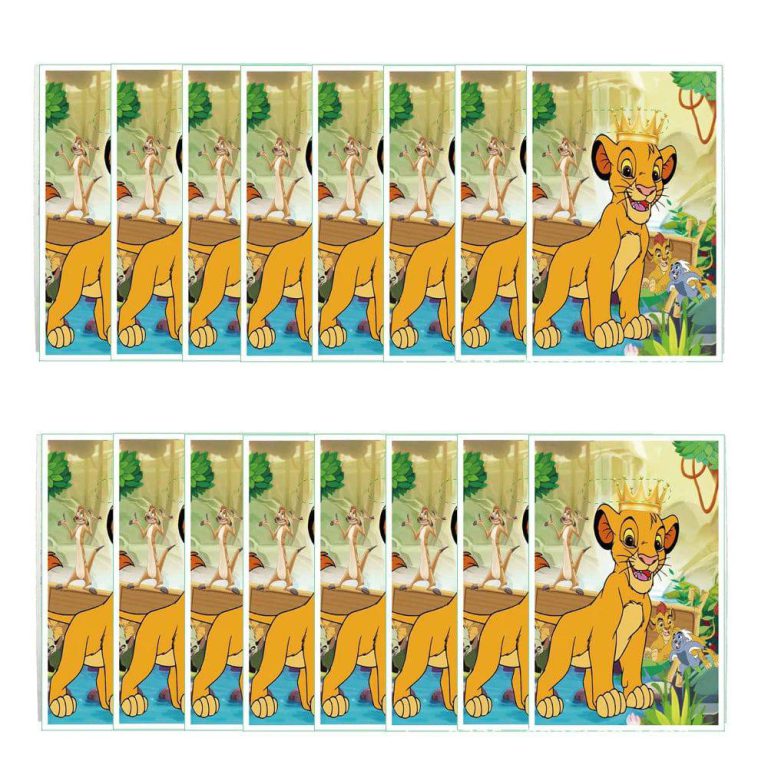 Un Voyage Magique au Cœur de l'Anniversaire avec des Sacs Cadeaux Inspirés du Roi Lion