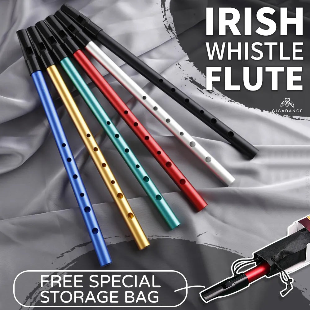 Osez l'émotion authentique de la musique celtique avec cette flûte Tin Whistle irlandaise