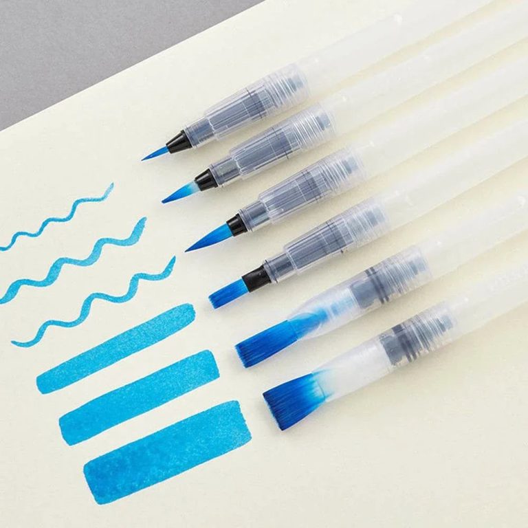 Libérez Votre Créativité: Un Zoom sur l'Ensemble 6 Stylos Aquarelle Solubles Eau