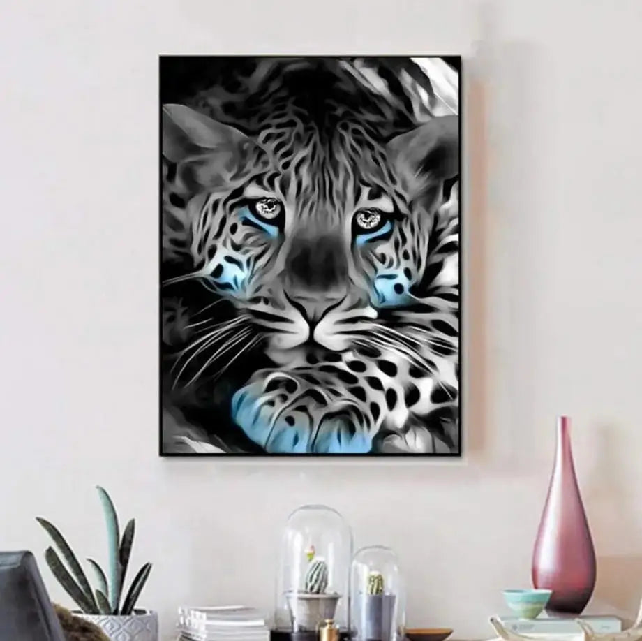 Libérez Votre Artistique Intérieur avec la Peinture Diamant Léopard 5D
