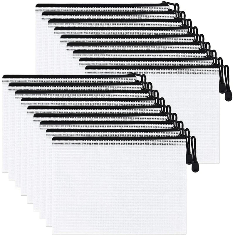 Réinventez votre organisation avec style : découvrez ces pochettes zippées A5 en maille