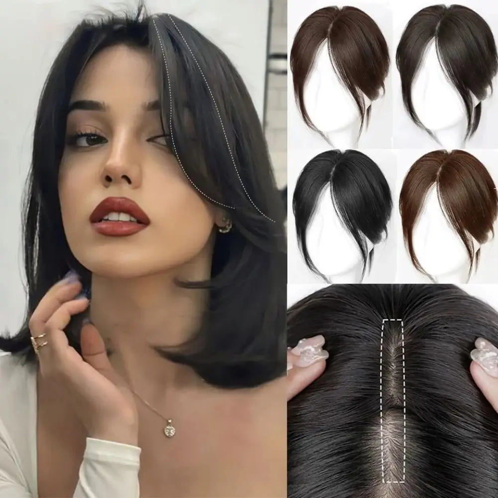 Révélez Votre Style en un Clin d’Œil : La Frange Synthétique à Clip Invisible pour un Look Naturel Parfait