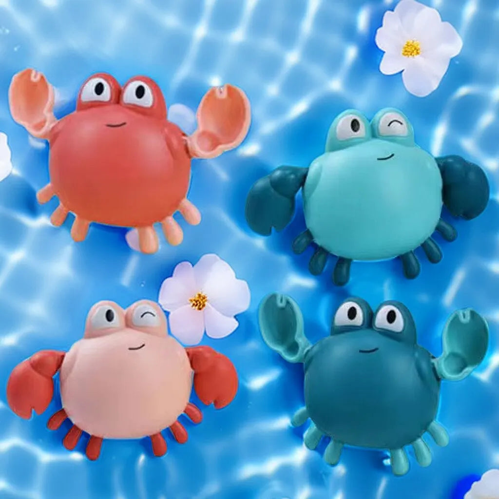 Des moments de joie et d'éveil pendant le bain : Crabes animés pour l'aventure aquatique
